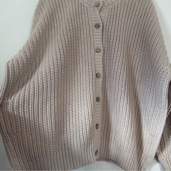 NWOT The simple folk THE CHUNKY KNIT CARDIGAN - Picture 4 of 10